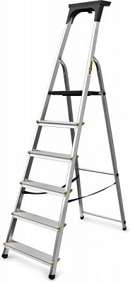 Драбина-стрем’янка Drabest PRO 6 з органайзером (ALD6-150)