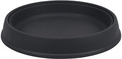 Піддон пластиковий Prosperplast Massive круглий (71374-433) антрацит