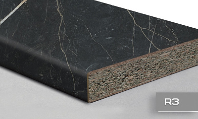 Столешница LuxeForm S155 влагостойкая 4200x600x38 мм мрамор ричмонд