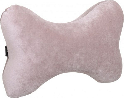 Подушка для подорожей ортопедична кістка світло сіра 30х19х9см Luna