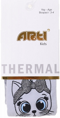 Колготки для девочек ARTI 650008р.93-105 серый 