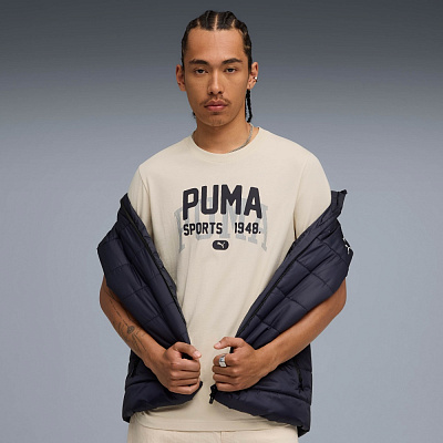 Футболка Puma GRAPHIC Varsity Tee 68803587 р.XL бежевий
