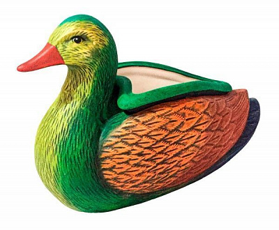 Подставка под вазон Утка рисованная 2,5 л разноцветный 