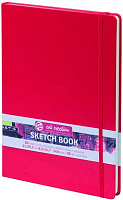 Блокнот для графіки червоний 13х21 см 140 г/м² 80 сторінок Talens Art Creation