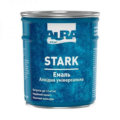 Емаль Aura® Stark алкідна 76 темно-вишневий глянець 0,9кг