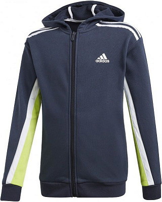 Джемпер Adidas B BOLD FZ HD GK3164 р. 134 синій