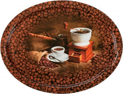 Поднос Кофейные зерна 28x37x2 см PD004 Gala