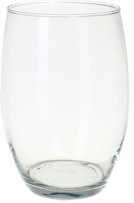 Ваза стеклянная Tyra Trend Glass 19 см прозрачная