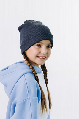 Шапочка дитячі Obzor р.S графіт 100