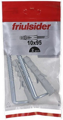Дюбель із L-гаком 14/10x95 мм 1 шт. Friulsider
