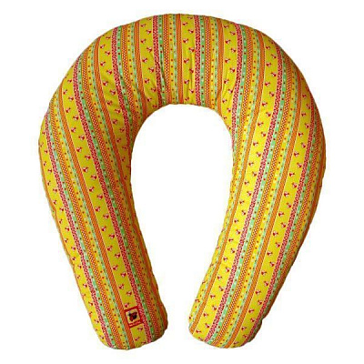 Подушка для кормления Масик с чехлом желтый 68х55 см МС 110612-05 