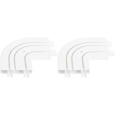 Окончание Bella Vita дуговое СМ3 тройной наборной белый 