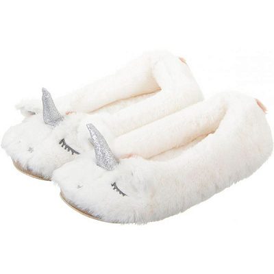Тапки домашние La Nuit Единорог р. 36/37 белый 