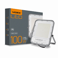 Прожектор светодиодный Videx Premium F2 5000 K 100 Вт IP65 серый 25959 