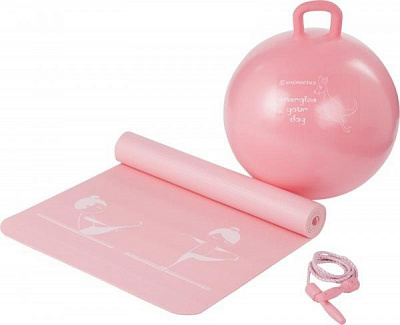 Набір для фітнесу Energetics Kids Fitness Set 296599-391 рожевий
