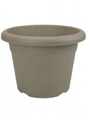 Горщик пластиковий Terra Maceta Redonda 7346 круглий 33 л сірий