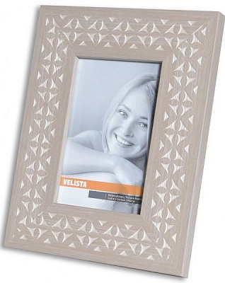 Рамка для фотографії зі склом Velista 49V-DPI-686v 21х30 см сіро-бежевий
