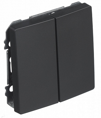 Вимикач одноклавішний Siemens Style без підсвітки антрацит коссо 5TG72701AC00