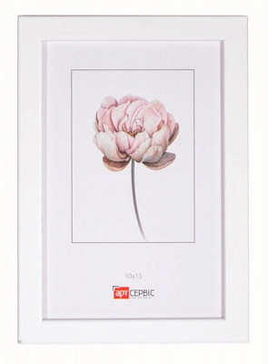 Рамка для фото Арт-Сервіс ЭА-01729 10x15 см белый/белый 