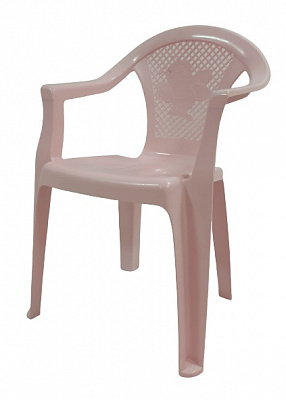 Кресло детское 350x370x540 мм розовый 