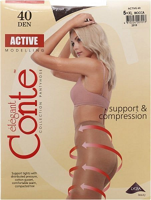 Колготки Conte ACTIVE 40 den mocca р. 5 мокко