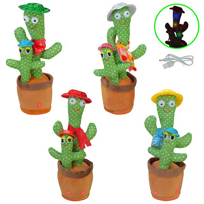 Игрушка интерактивная Кактус-повторюшка K40805