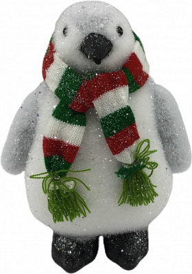 Декорація новорічна New Star пінгвін з блискітками F91883 27 см