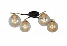 Люстра потолочная WunderLicht OM8132-44 4x40 Вт E14 черный с золотом WUNDERLICHT_8132 