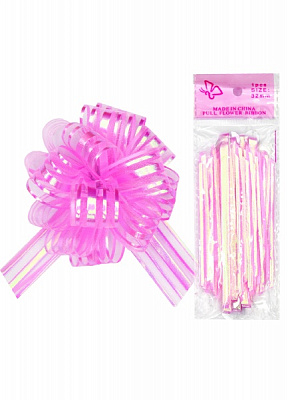 Бантики світло рожевий 18884 3 см 0,83 м рожевий