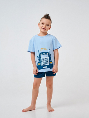 Піжама для хлопчиків Smil 104515 р.92 блакитний