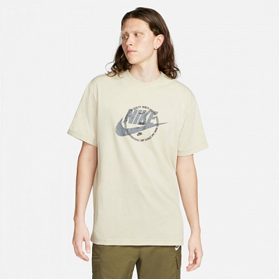 Футболка Nike M NSW SPU GPX SS TEE DX1661-206 р.XL бежевий