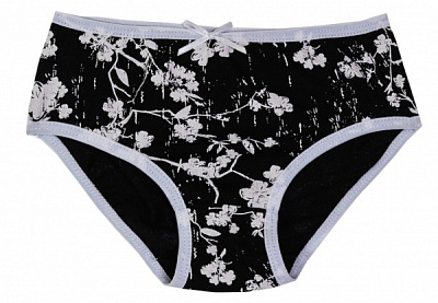 Трусы для девочек KOSTA р.98–104 античный черный 2043-2 