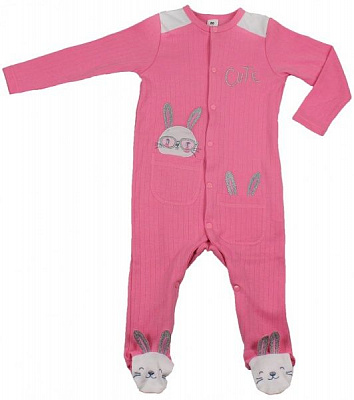 Человечек Danaya с вышивкой р.68 розовый ЗО20-71 