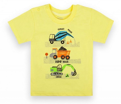 Футболка для хлопчиків GABBI FT-21-4-1/1 р.80 жовтий