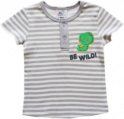 Футболка для мальчиков Colibri р.68 бежевый B4071k 