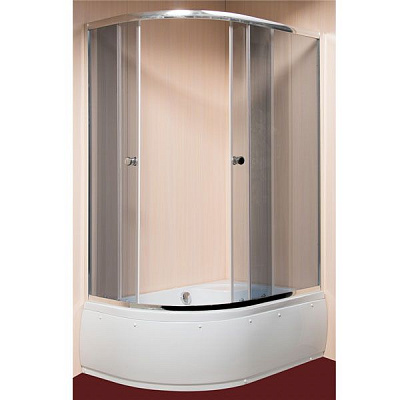Душова кабіна King Sun с средним поддоном WKA - 041 L 1200x800x1950 (ст.хр, скло графіт 2част.)