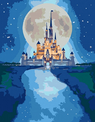 Картина по номерам Волшебный замок 35x45 см Rosa Start 