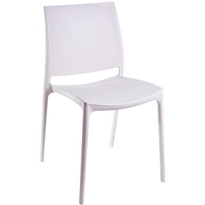 Стул обеденный Эмма new белый белый/белый