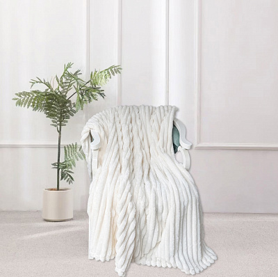 Плед Velvia 200x220 см айворі La Nuit