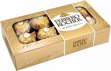 Конфеты Ferrero Rocher 100 г (Т8х8) (8000500192801) 