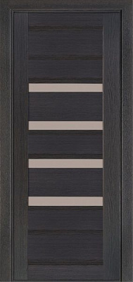Дверное полотно Dverona Барселона ПГ 800 мм венге 