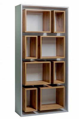 Стелаж 1700x800x300 мм німфея альба/дуб тахо (Текніс)