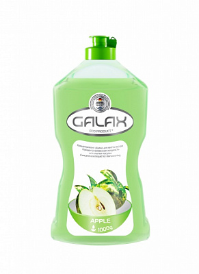 Жидкость для ручного мытья посуды Galax Яблоко 1л