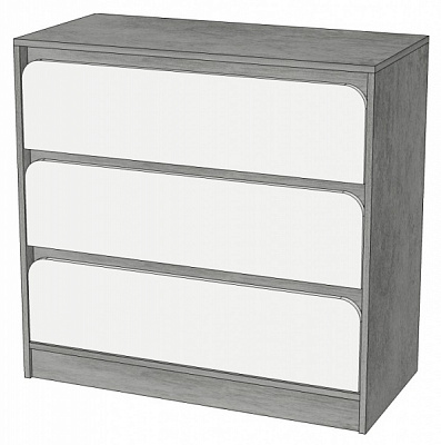 Комод Lion Арт-1 бетон/нимфея альба 