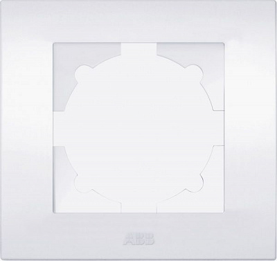Рамка одномісна ABB Cosmo універсальна білий 612-010200-271