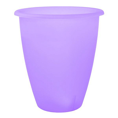 Горщик квітковий Алеана Лукас 13x15 см бузковий-прозорий