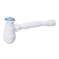 Сифон для умывальника ScandiSPA с монолитным выпуском и гофротрубой М 1050