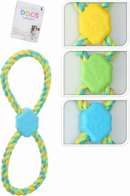 Іграшка для собак мотузка вісімка 28 см