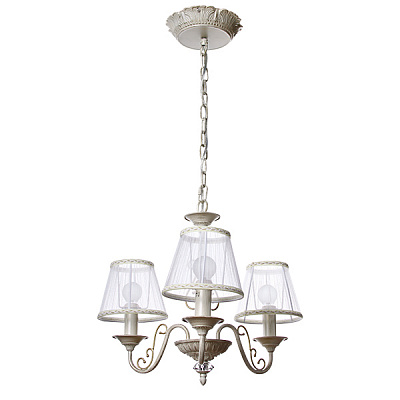 Люстра Altalusse подвесная 3x40 Вт E14 слоновая кость INL-6118Р-03