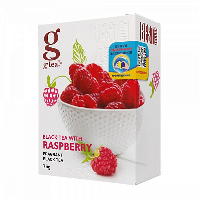 Чай черный GRACE™ с малиной 90 г 